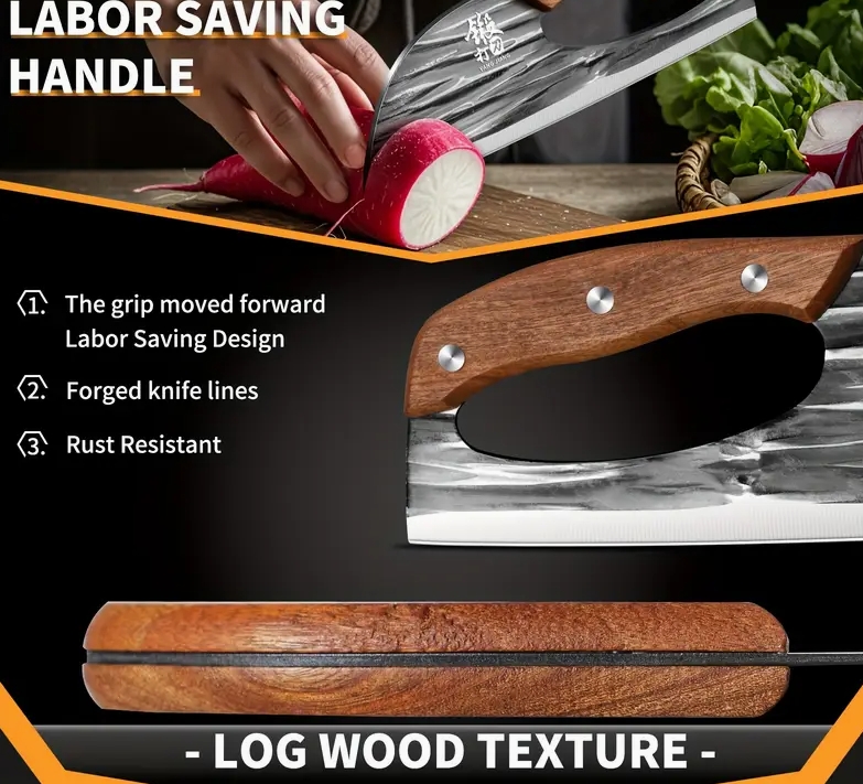 1pc Hand Forged Bone Cutter Kitchen Knife